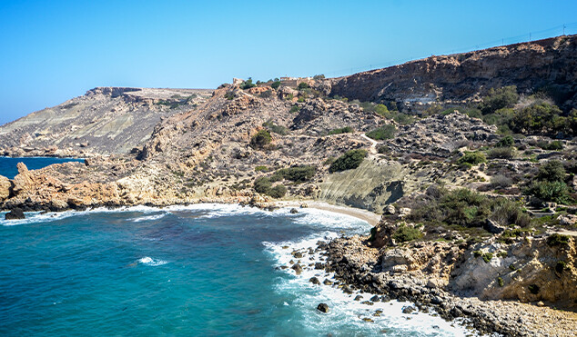 Fomm ir-Rih Bay in Malta