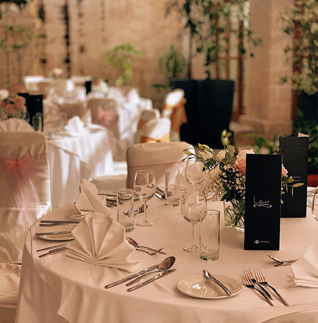 5-star AX The Palace Hotel in Sliema - Wedding venue in Malta - State Hall & Alexandra Gardens