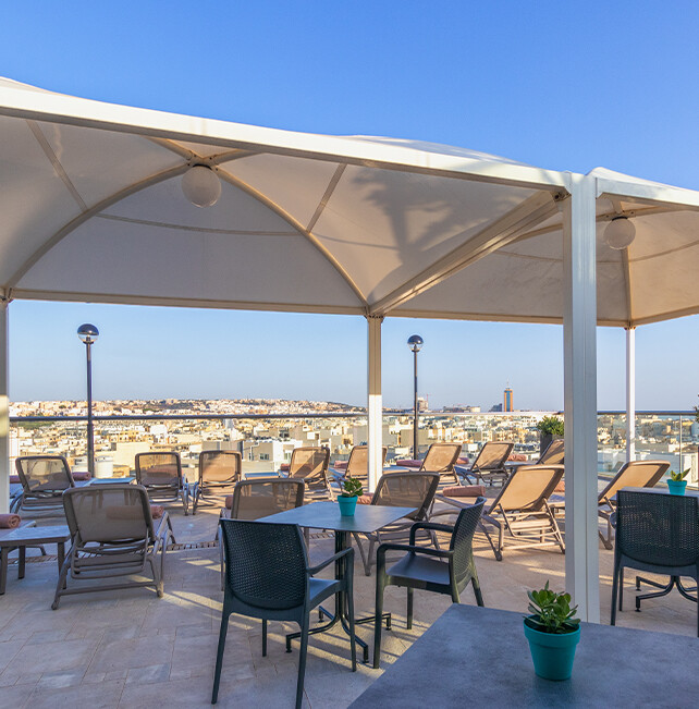 4-star AX The Victoria Hotel Sliema - Rooftop Outdoor Pool in Malta