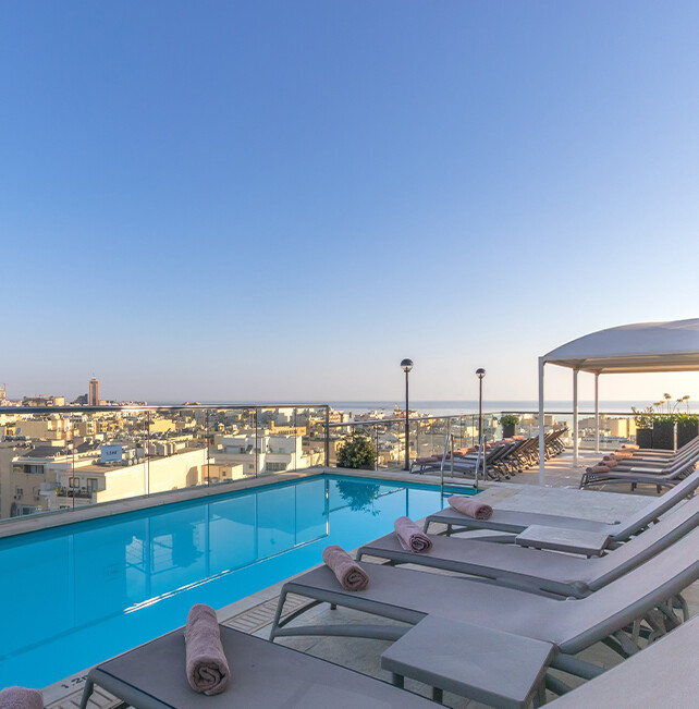 4-star AX The Victoria Hotel in Sliema Malta - Outdoor Pool