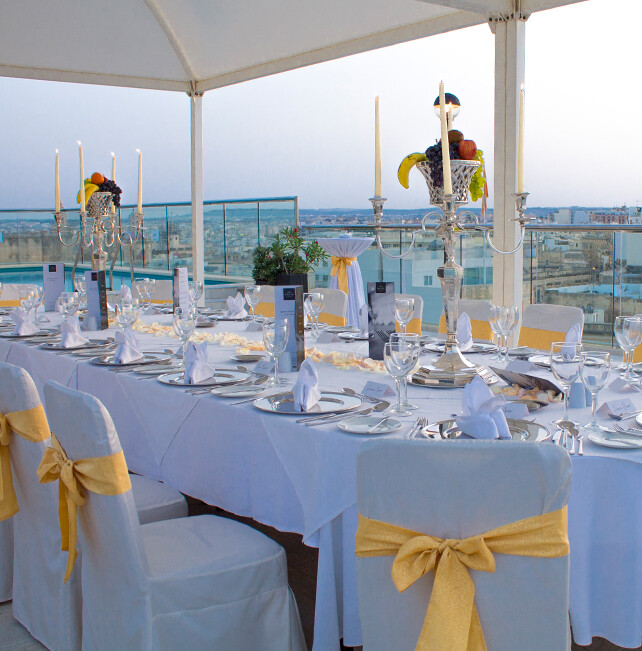 4-star AX The Victoria Hotel in Sliema - Rooftop party venues in Malta - It-Terazzin Pool Deck
