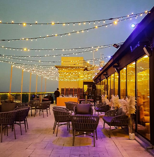 5-star AX The Palace Hotel in Sliema - Rooftop wedding venue in Malta - Lounge 360 & Pool Deck