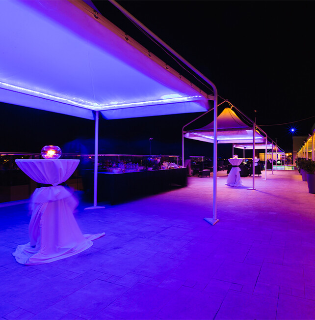 5-star AX The Palace Hotel in Malta - Rooftop wedding venue in Sliema - Lounge 360 & Pool Deck
