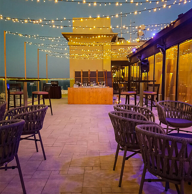 5-star AX The Palace Hotel in Malta - Rooftop wedding venue in Sliema - Lounge 360 & Pool Deck