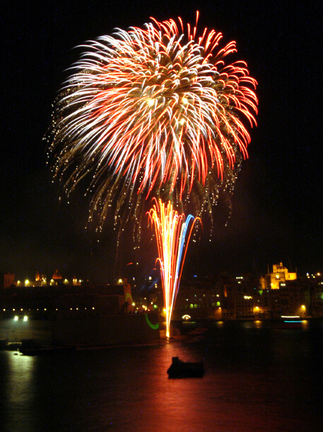 Fireworks festival in Malta