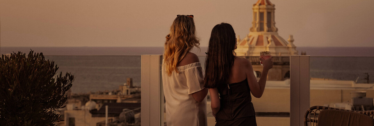 Rosselli - AX Privilege - Hotel in Valletta - Facilities - Rooftop Panoramic Terraces