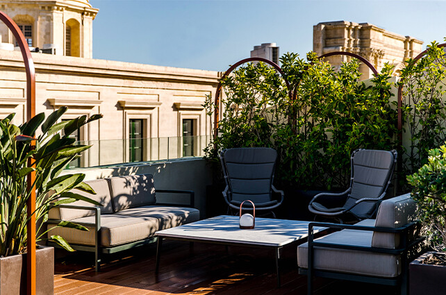 5-star Luxury Hotel in Malta - Rosselli AX Privilege - Rooftop Valletta
