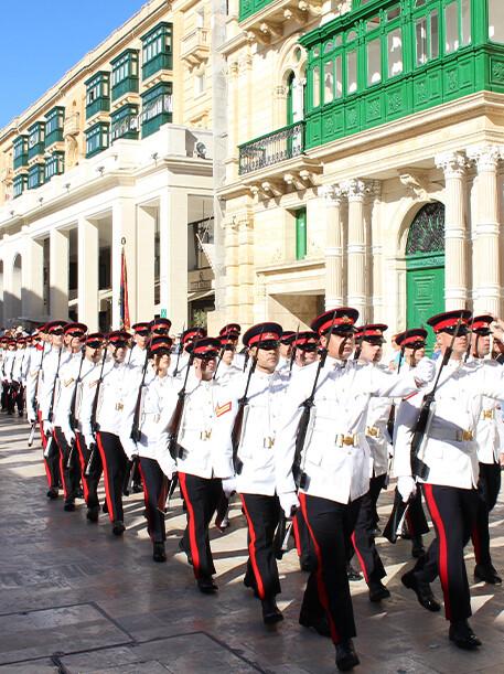 Changing of the Guard in Valletta