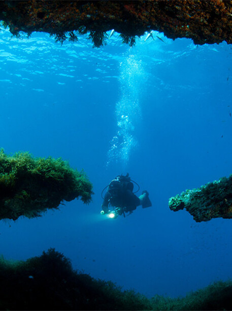 Diving at Dwejra Gozo