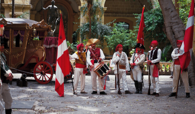 Re-enactment of the Knights of the St John in Malta