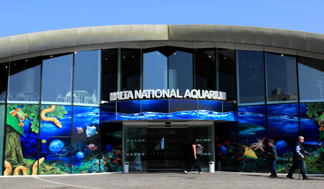 Entrance of the Malta National Aquarium