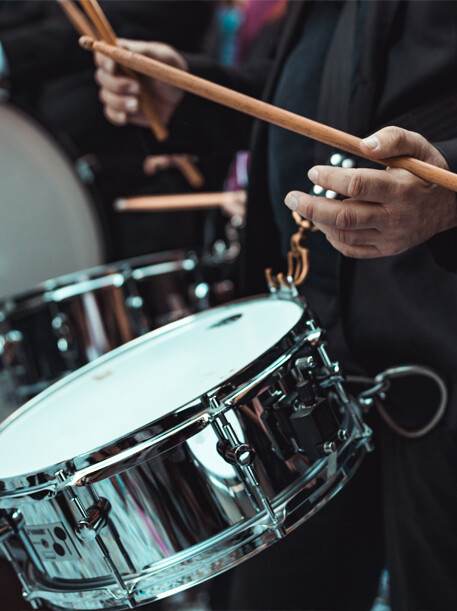 Band playing in the streets