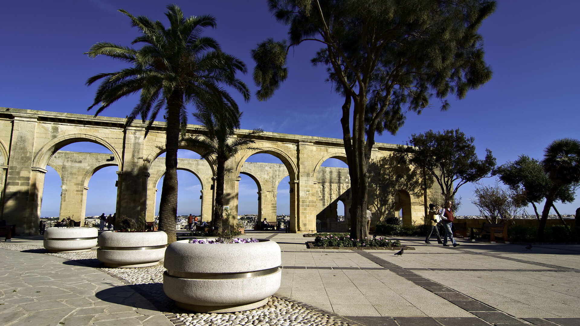 Upper Barrakka Garden Valletta