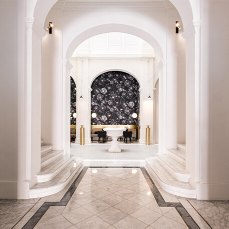 5-star Luxury Rosselli AX Privilege Hotel in Valletta Malta; Courtyard