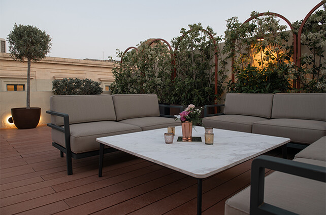 5-star Luxury Hotel in Valletta - Rosselli AX Privilege - Over Grain - Outdoor wedding venue in Malta