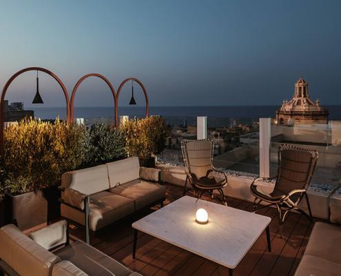 5-star Luxury Hotel in Malta Rosselli AX Privilege - Over Grain Lounge Valletta