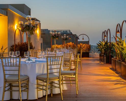 5-star luxury hotel Rosselli AX Privilege - Rooftop wedding venue in Valletta