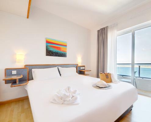 AX Sunny Coast Resort & Spa in Malta - Two Bedroom Apartment with side seaview