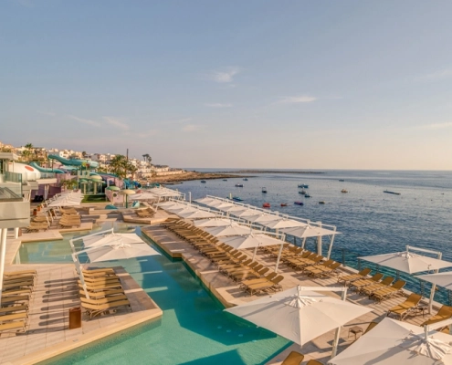 4-star AX Odycy all-inclusive resort in Qawra - Outdoor pool Malta