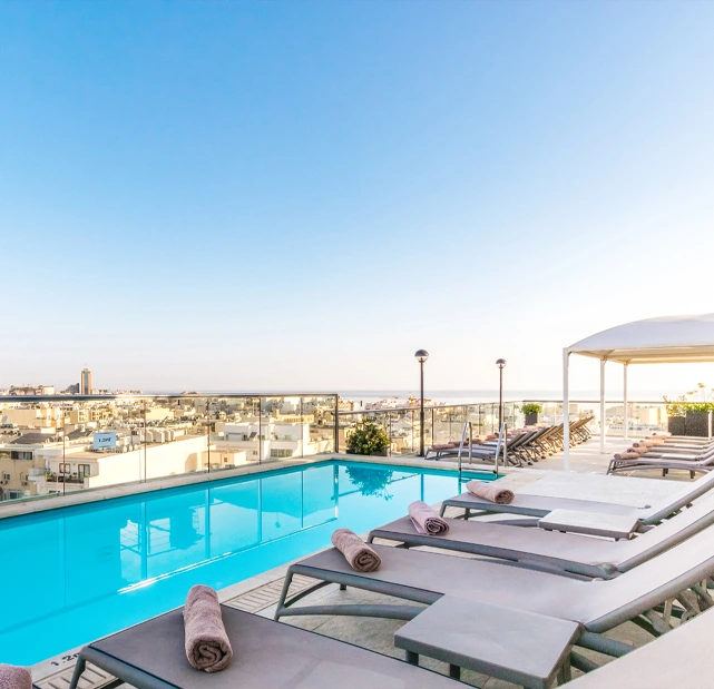 AX The Victoria Hotel in Sliema - Rooftop Outdoor Pool