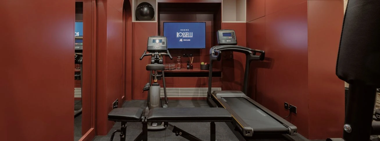 Workout Room at Rosselli AX Privilege - Luxury 5-star Hotel in Valletta