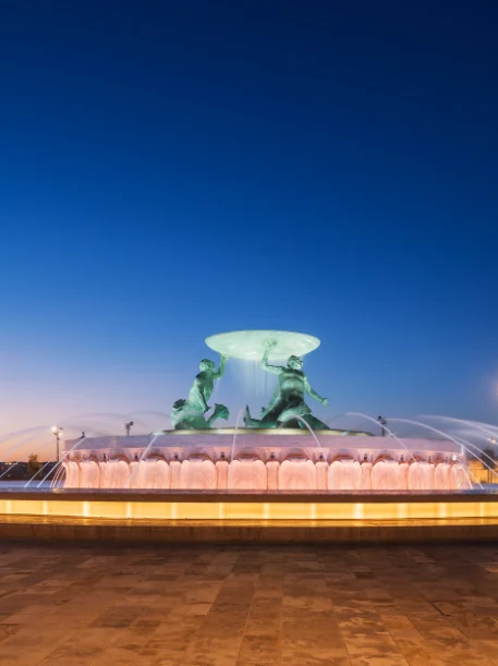 Triton Fountain Valletta Malta
